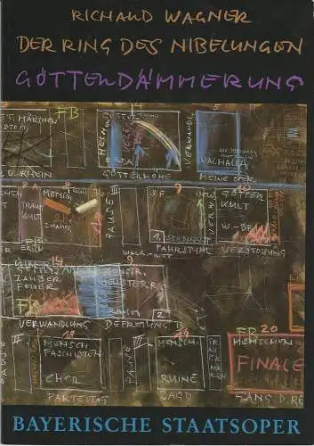 Bayerische Staatsoper, Peter Jonas, Hanspeter Krellmann, Krista Thiele, Martina Mehring, Ulricke Wilckens: Programmheft Richard Wagner GÖTTERDÄMMERUNG Premiere 29. März 1997 Nationaltheater Spielzeit 1997 / 98 (18). 
