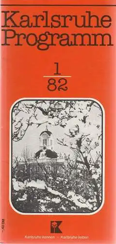 Verkehrsverein Karlsruhe, Günther Heyden: Karlsruhe Programm 1 / 82 (18). 