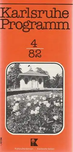Verkehrsverein Karlsruhe, Günther Heyden: Karlsruhe Programm 4 / 82 (18). 