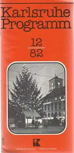 Verkehrsverein Karlsruhe, Günther Heyden: Karlsruhe Programm 12 / 82 (18). 