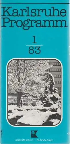 Verkehrsverein Karlsruhe, Günther Heyden: Karlsruhe Programm 1 / 83 (18). 