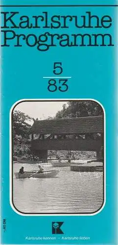 Verkehrsverein Karlsruhe, Günther Heyden: Karlsruhe Programm 5 / 83 (18). 