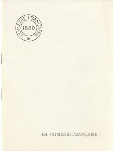 Sylvie Chevalley: La Comedie - Francaise. Monographie (18). 