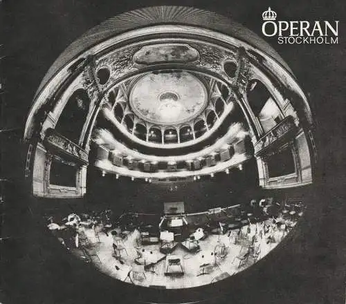 XXI. Berliner Festtage 1977, Deutsche Staatsoper Berlin, Werner Otto, Wolfgang Jerzak: Programmheft Georges Bizet CARMEN. Gastspiel der Königlichen Oper Stockholm (18). 