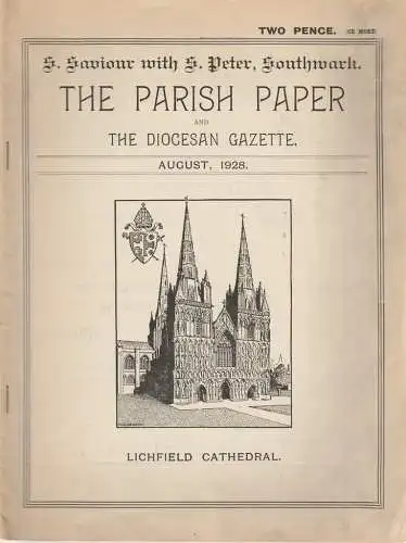 The Rev. T. P. Stevens, The Rev. C. H. Perry: The Parish Paper and The Southwark Diocesan Gazette August 1928 (18). 