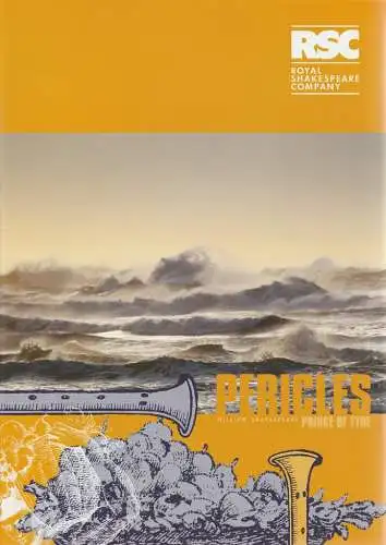 RSC Royal Shakespeare Company, Kathy Elgin, Andy Williams: Programmheft William Shakespeare PERICLES Prince of Tyre Premiere 28 June 2002 (18). 