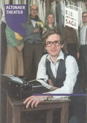 Altonaer Theater, Axel Schneider, Sonja Valentin, Thomas Gimpel: Programmheft Uraufführung HERZLICH WILLKOMMEN - DIE KEMPOWSKI-SAGA TEIL 4 18. April 2019 (18). 