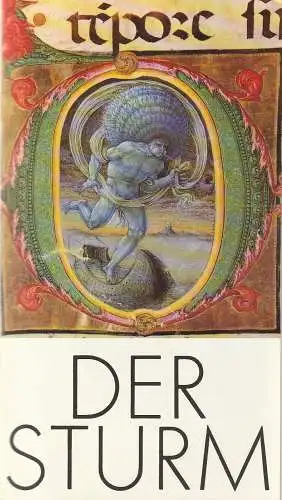 Deutsches Schauspielhaus Hamburg, Ivan Nagel, Urs Jenny: Programmheft William Shakespeare DER STURM Premiere 1. September 1976 (18). 