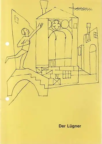Landesbühne Wilhelmshaven, Rudolf Stromberg: Programmheft Carlo Goldoni DER LÜGNER Spielzeit 1965 / 66 Heft 11 (18). 