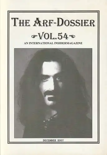Arf-Society, Zappanale, Bromidrosis Entertainment Group: THE ARF - DOSSIER VOL. 54 AN INTERNATIONAL INSIDERMAGAZINE December 2007 (18). 
