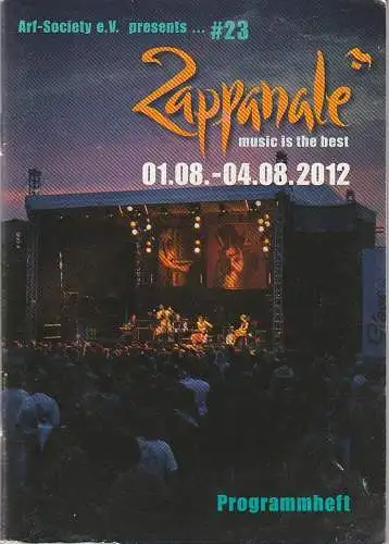 Arf-Society, Thomas Dippel: Programmheft ZAPPANALE #23 01.08 - 04.08.2012 (18). 