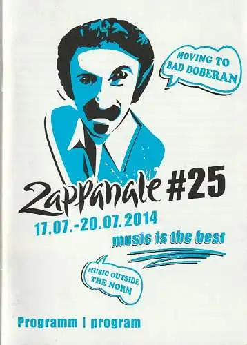 Arf-Society, Thomas Dippel: Programmheft ZAPPANALE #25 17.07. - 20.07. 2014 (18). 