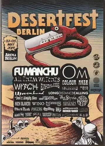 Desertfest Berlin Team / Crew: Programmheft DESERTFEST BERLIN MAY 2019 (18). 