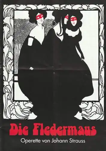 Wiener Operetten Theater: Programmheft Johann Strauss DIE FLEDERMAUS (18). 