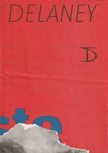 Deutsches Theater und Kammerspiele Berlin, Gerhard Wolfram, Jochen Finke ( Poster ), Hans-Martin Rahner, Heinz Rohloff: Programmheft Shelagh Delaney BITTERER HONIG 93. Spielzeit (18). 