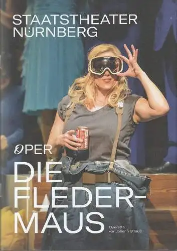 Staatstheater Nürnberg, Jens-Daniel Herzog, Wiebke Hetmanek, Bettina Stöß ( Probenfotos ): Programmheft Johann Strauß DIE FLEDERMAUS Premiere 25. November 2023 Spielzeit 2023 / 24 (18). 