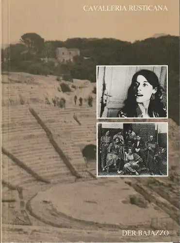 Württembergische Staatstheater Stuttgart, Jürgen Fabritius, Helmut Nieß: Programmheft Cavalleria rusticana / Der Bajazzo Spielzeit 1981 / 82 Nr. 27 (18). 