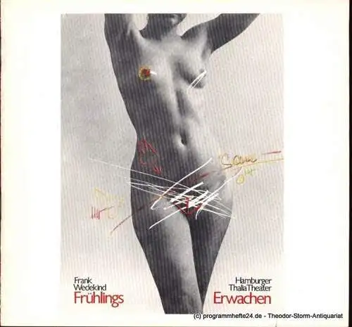 Wedekind Frank, Emmerich Klaus, Gobert Boy: Frühlings Erwachen Spielzeit 1978/79 Programmheft (18). 