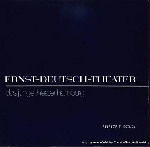 Leonard Hugh, Spier Wolfgang, Simmon Henry E: Programmheft Hotel zum guten Ton. Das junge Theater Hamburg. Premiere 16. Mai 1974 (18). 
