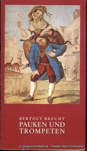 Brecht Bertolt, Heising Ulrich: Pauken und Trompeten. Premiere 20. September 1974 Deutsches Schauspielhaus in Hamburg (18). 