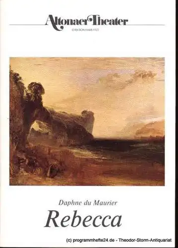 Maurier Daphne du: Rebecca. Programmheft Spielzeit 1987 / 88 (18). 