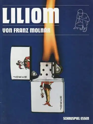 Theater und Philharmonie Essen, Schauspiel Essen, Otmar Herren, Anselm Weber, Sabine Reich, Arno Declair ( Probenfotos ): Programmheft Franz Molnar LILIOM Vorstadtlegende Premiere 17. März 2007 Grillo Theater (18). 