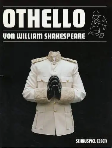 Theater und Philharmonie Essen, Schauspiel Essen, Otmar Herren, Anselm Weber, Sabine Reich, Thomas Aurin ( Probenfotos ): Programmheft William Shakespeare OTHELLO Premiere 8. September 2006 Grillo Theater Spielzeit 2005 / 2006 (18). 