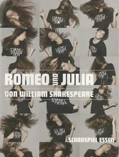 Theater und Philharmonie Essen, Schauspiel Essen, Berger Bergmann, Anselm Weber, Anna Haas, Janna Balke, Diana Küster ( Probenfotos ): Programmheft William Shakespeare ROMEO UND JULIA.. 