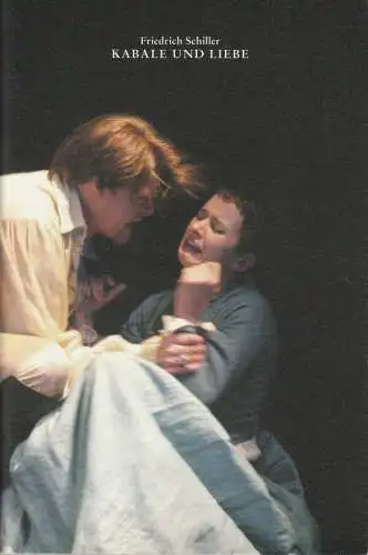 Theater und Philharmonie Essen, Schauspiel Essen, Jürgen Bosse, Susanne Abbrederis, Svenja Klein, Klaus Lefebvre ( Probenfotos ): Programmheft Friedrich Schiller KABALE UND LIEBE Premiere 19. Februar 2005 Grillo Theater Spielzeit 2004 / 2005 (18). 