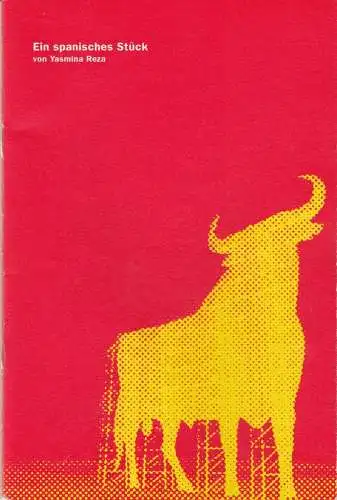 Theater und Philharmonie Essen, Schauspiel Essen, Jürgen Bosse,Almuth Voß, Sascha Kreklau ( Probenfotos ): Programmheft Yasmina Reza EIN SPANISCHES STÜCK Premiere 7. Mai 2005 Grillo Theater Spielzeit 2004 / 2005 (18). 