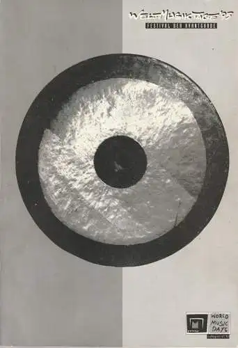 Weltmusiktage 1995 GmbH, Bojan Budissavljevic: Programmheft WELTMUSIKTAGE 1995 23. Juni - 2. Juli Essen / Bochum / Dortmund / Duisburg Katalog (18). 