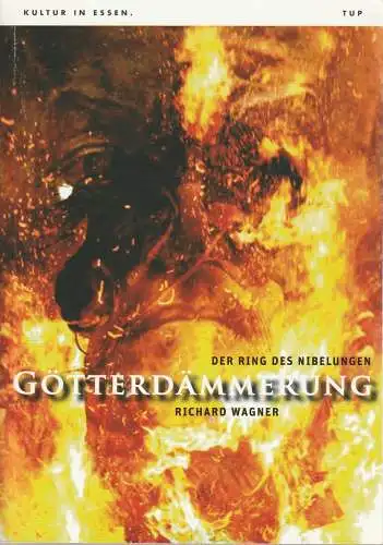 Theater und Philharmonie Essen, Berger Bergmann, Stefan Solteszm, Ina Wragge, Coline Hardelauf: Programmheft Richard Wagner GÖTTERDÄMMERUNG Premiere 10. Oktober 2010 Aalto Musiktheater Spielzeit 2010 / 2011 (18). 