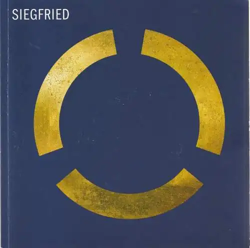 Theater Oper und Orchester Halle, Susanne Holfter: Programmheft Richard Wagner SIEGFRIED Premiere 28. April 2012 Oper Halle Spielzeit 2011 / 2012 Heft 7 (18). 