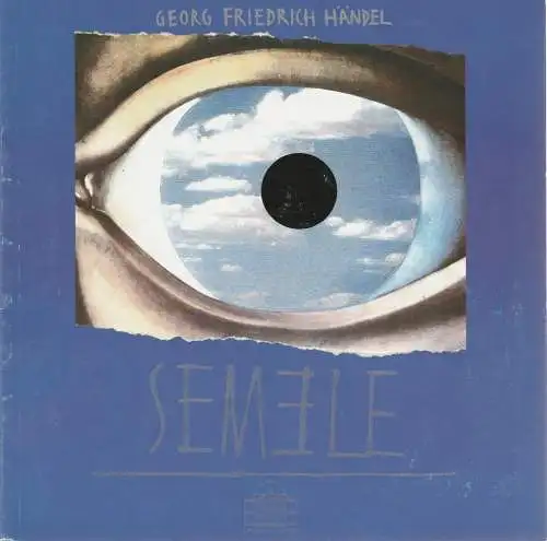 Opernhaus Halle, Klaus Froboese, Susanne Range: Programmheft Georg Friedrich Händel SEMELE Premiere 9. Juni 1995 44. Händel-Festspiele Halle (18). 