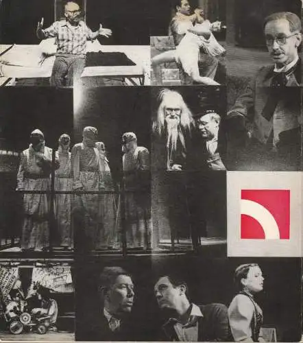Staatsschauspiel Dresden, Gerhard Wolfram, Karla Kochta: Programmheft STAATSSCHAUSPIEL DRESDEN 1984 Repertoire Premieren Ensemble Spielzeitheft (18). 