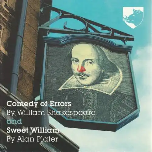 Northern Broadsides: Programmheft William Shakespeare COMEDY OF ERRORS / Alan Plater SWEET WILLIAM (18). 