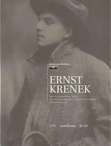 Bregenzer Festspiele 2008, David Pountney, Dorothee Schaeffer, Zündel mit Davilla: Programmheft ERNST KRENEK Karl V. Kehraus um St. Stephan Orchesterkonzerte (18). 