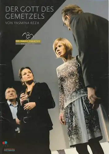 St. Pauli Theater, Thomas Collien, Ulrich Waller, Ruhrfestspiele Recklinghausen, Frank Hoffmann, Astrid Flohr, Katja Rajewski: Programmheft Yasmina Reza DER GOTT DES GEMETZELS Premiere 17. Februar 2008 St. Pauli Theater Hamburg (18). 