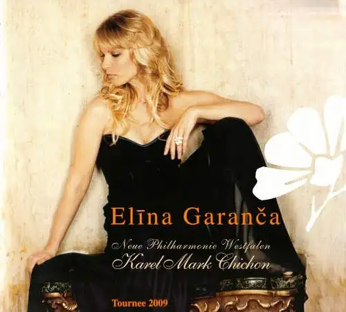 DEAG Classics, Peter Schwenkow, Jan Schöttke, Ralph Larmann Company, Tanja Bannwarth, Meike Lieser: Programmheft ELINA GARANCA TOURNEE 2009 (18). 