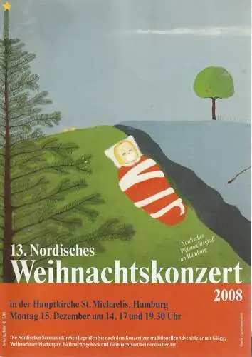 Nordische Seemannskirchen: Programmheft 13. NORDISCHES WEIHNACHTSKONZERT 2008 (18). 
