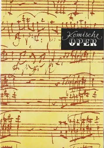 Komische Oper Berlin, Christina Laabs: Programmheft 3. SINFONIEKONZERT DES ORCHESTERS DER  KOMISCHEN OPER 14. November 1978 Spielzeit 1978 / 79 ERÖFFNUNGSKONZERT TAGE DER POLNISCHEN MUSIK IN DER DDR (18). 