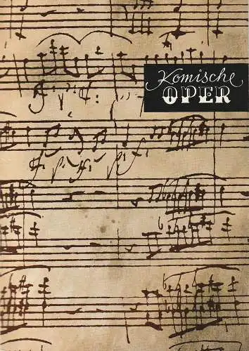 Komische Oper Berlin: Programmheft LIEDERABEND PETER PEARS, Tenor,  am Flügel BENJAMIN BRITTEN 3. Janaur 1968 Spielzeit 1967 / 68 (18). 