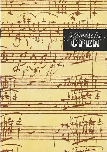 Komische Oper Berlin, Gerhard Müller, Frank Schneider, A. Lagenpusch (Fotos): Programmheft 7. SINFONIEKONZERT DES ORCHESTERS DER  KOMISCHEN OPER 6. März 1986 Spielzeit 1985 / 86 (18). 