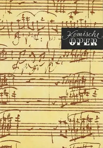 Komische Oper Berlin, G. Müller, Frank Schneider: Programmheft 8. SINFONIEKONZERT DES ORCHESTERS DER  KOMISCHEN OPER 24. April 1986 Spielzeit 1985 / 86 (18). 