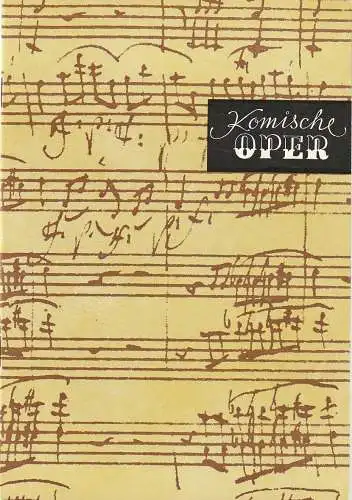 Komische Oper Berlin, Gerhard Müller, Frank Schneider, Dietrich Kaufmann: Programmheft 2. SINFONIEKONZERT DES ORCHESTERS DER  KOMISCHEN OPER 25. Oktober 1990 Spielzeit 1990 / 91 (18). 