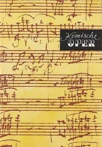 Komische Oper Berlin, Eginhard Röhlig, Christina Laabs: Programmheft  2. SONDERKONZERT KAMMERORCHESTER-KONZERT zu den DDR-MUSIKTAGEN 23. Februar 1980 Spielzeit 1979 / 80 (18). 