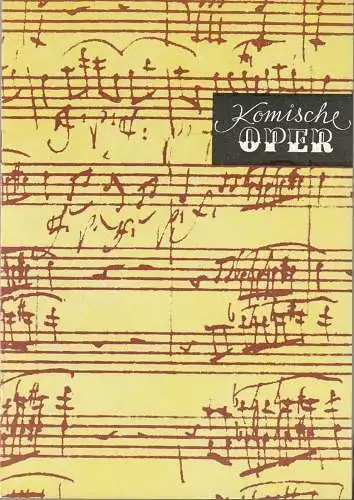 Komische Oper Berlin, Gerhard Müller, Irene Michehl, Wolfgang E. Gröhler, Dietrich Kaufmann: Programmheft LIEDERABEND JEWGENI NESTERENKO / JEWGENI SCHENDEROWITSCH 25. Mai 1983 Spielzeit 1982 / 83 (18). 