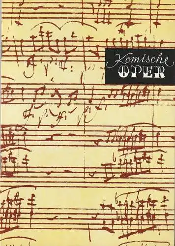 Komische Oper Berlin, Gerhard Müller, Dietrich Kaufmann: Programmheft 6. SINFONIEKONZERT STADTSINGECHOR HALLE / CAMERATA MUSICA 5. April 1985 Komische Oper Spielzeit 1984  / 85  Bach-Händel-Tage der Komischen Oper (18). 
