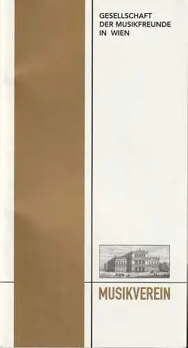 Gesellschaft der Musikfreunde in Wien, Thomas Angyan, Joachim Reiber,Christine Wiesmüller, Matthias Fürpaß: Programmheft ZYKLUS BEETHOVEN-SONATEN 6. KONZERT 25. April 2004 Grosser Musikvereinssaal  Konzertsaison 2003 / 2004 (18). 