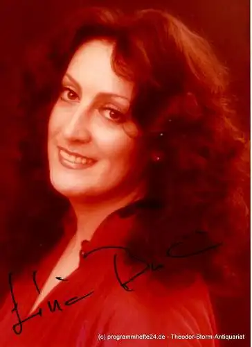 Autogrammkarte Livia Budai ( Opernsängerin ) signiert
